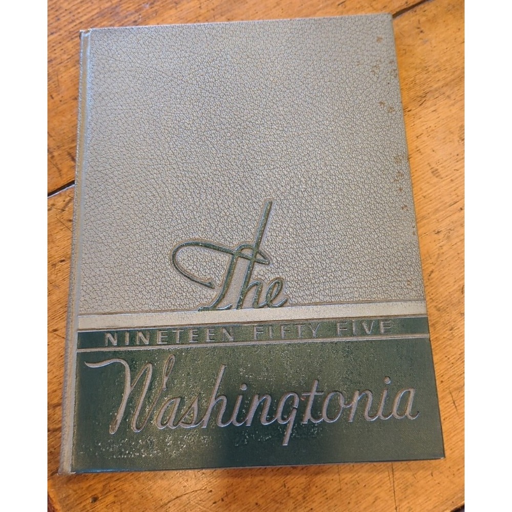 Vintage 1955 The Washingtonia Washington State Teachers College Yearbook Machias